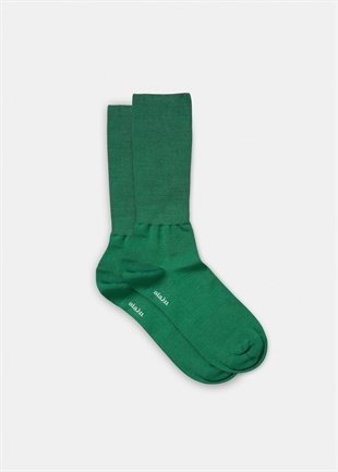 Aiayu - Silk socks Green